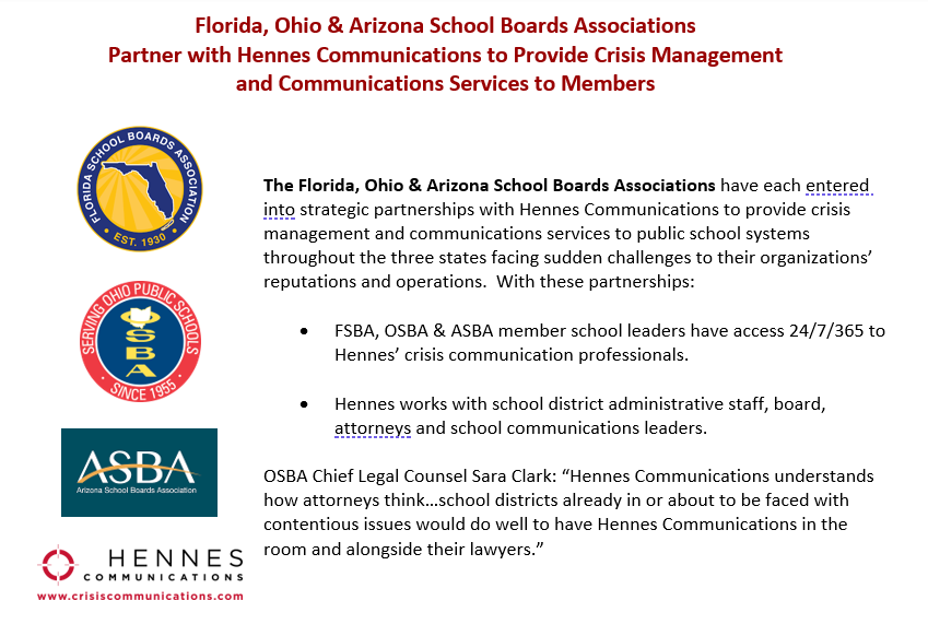 FLA-OH-AZ School Boards Partner with Hennes 